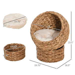 D30-105_braided_banana_leaf_elevated_cat_bed_basket_natural_brown