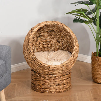 D30-105_braided_banana_leaf_elevated_cat_bed_basket_natural_brown