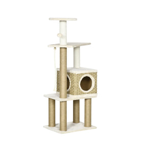 D30-550V00BG_Purrtree_Cat_Condo_Climbing_Tower_with_Scratchers_and_Toys